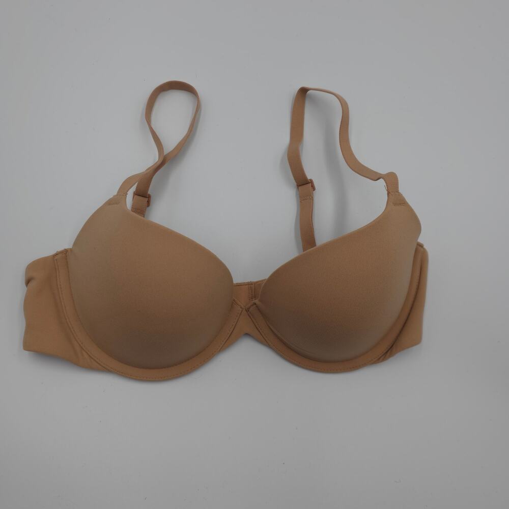 Skims Fits Everybody T Shirt Demi Bra in Tan Size 32B